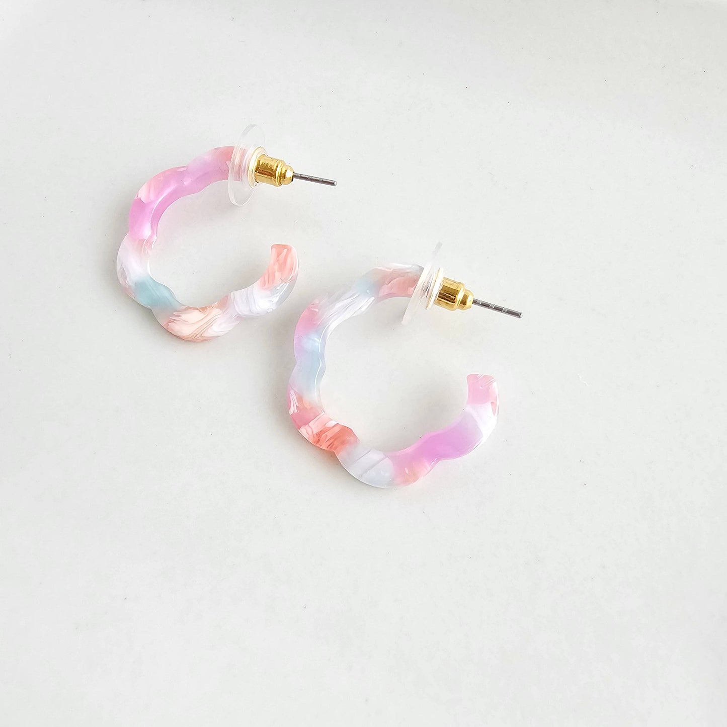 Posey Mini Hoops - Afterglow // Spring Summer Earrings