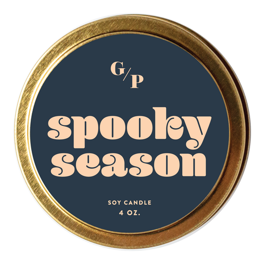 Spooky Season Just Because 4 oz. Candle Tin