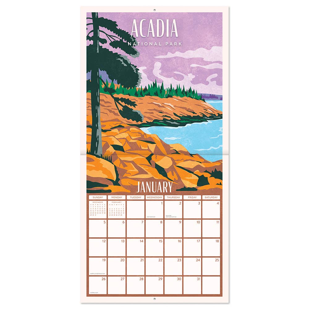 2026 National Parks 12" x 12" Calendar