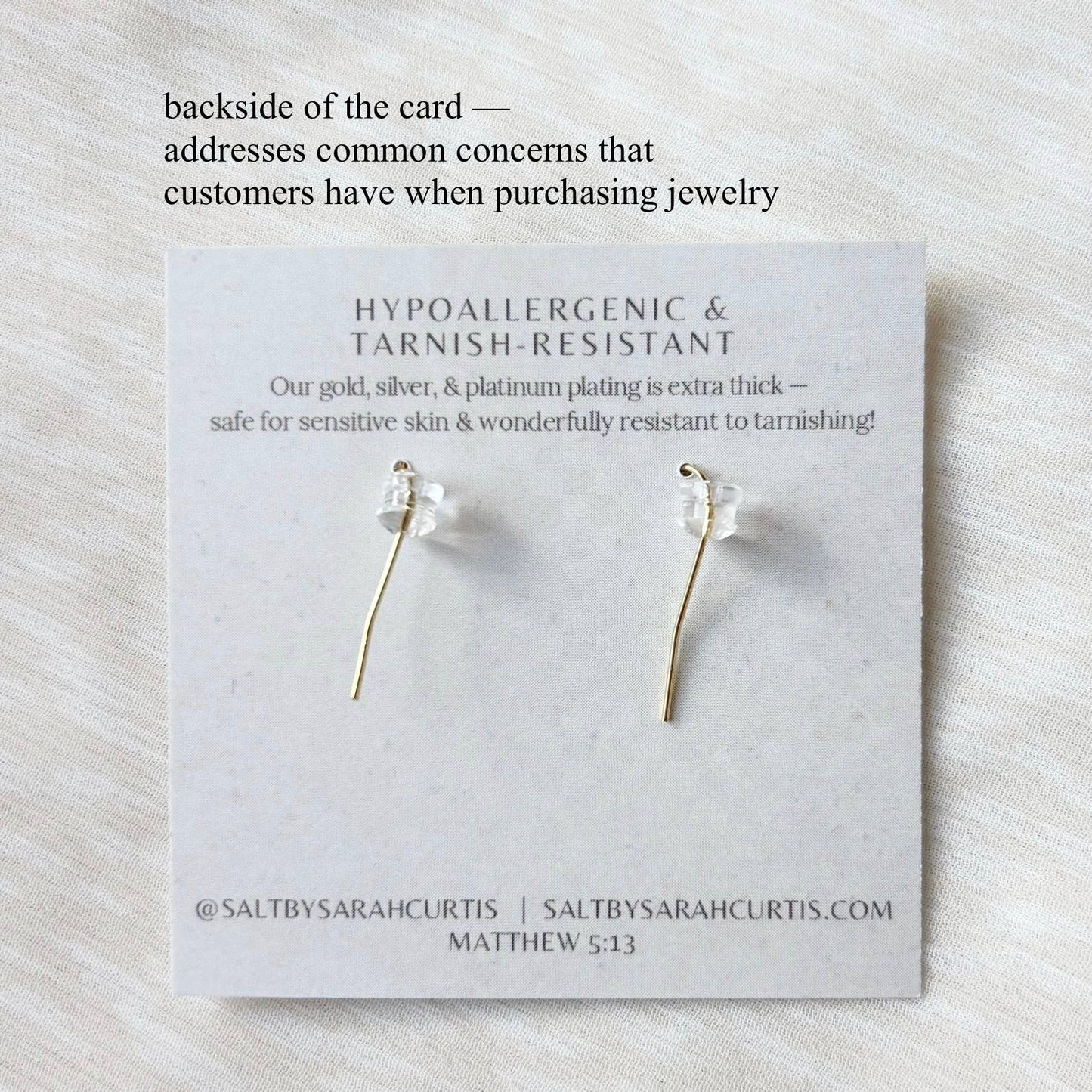 AQUAMARINE GEM EARRINGS | gold | light blue aqua gem earring