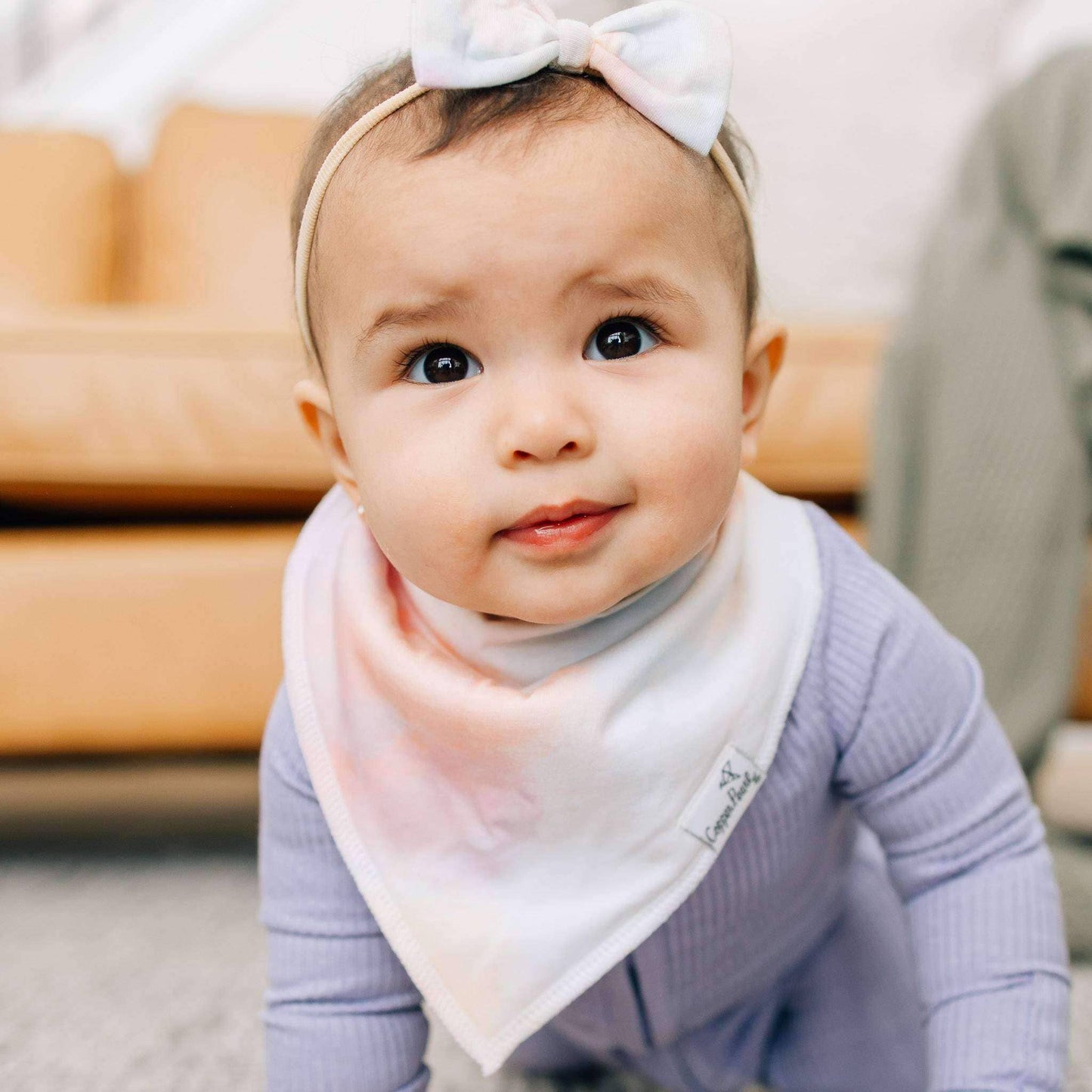 4 Pack Baby Bandana Bibs - Flora