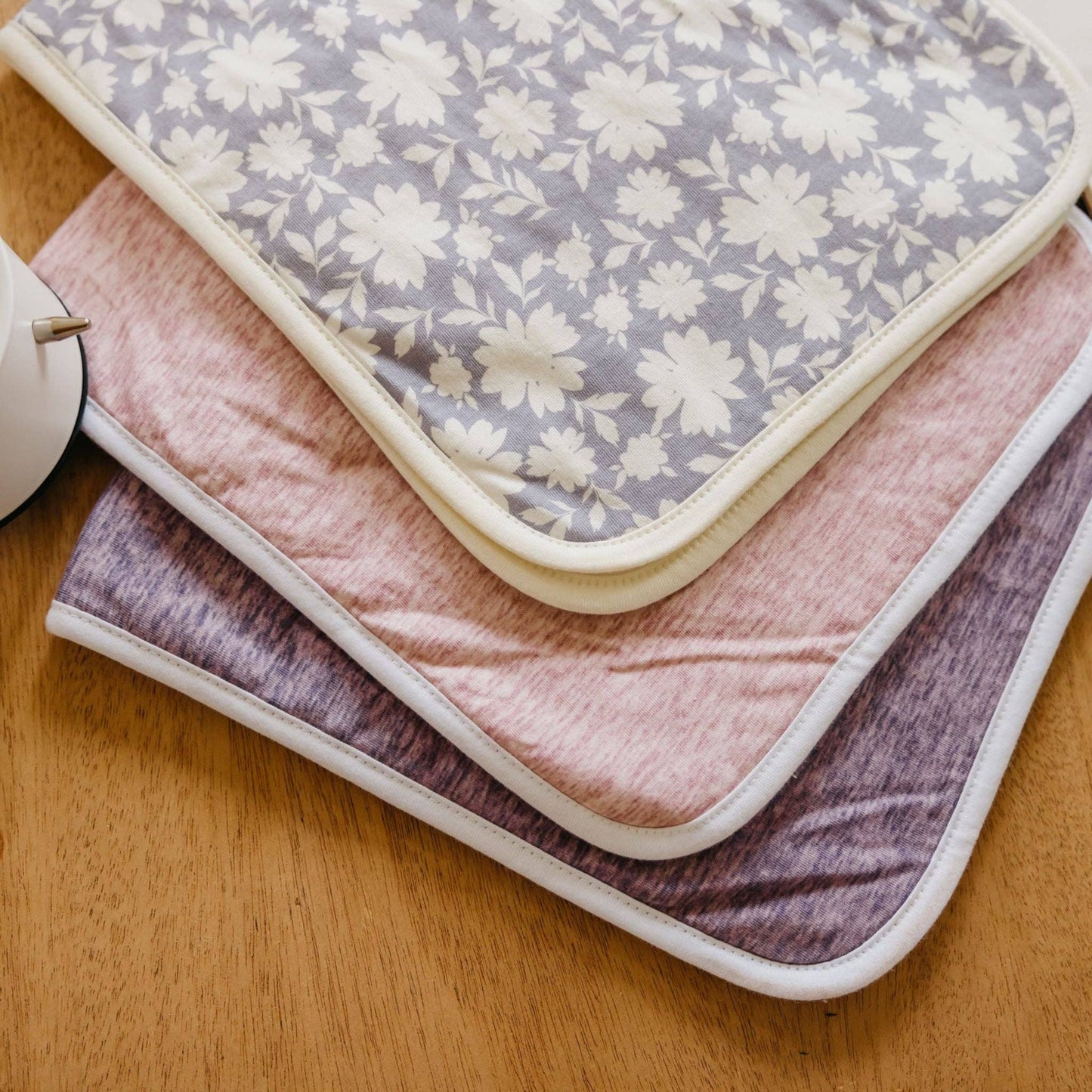 3 Pack Premium Burp Cloths - Lacie