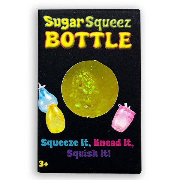 SugarSqueez Squishies® Glitter Bottle Maltose Fidget Stress Ball (1pc) Assorted Colors