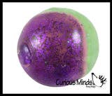 Dual Glitter Swirling Stress Ball - Sensory, Fidget