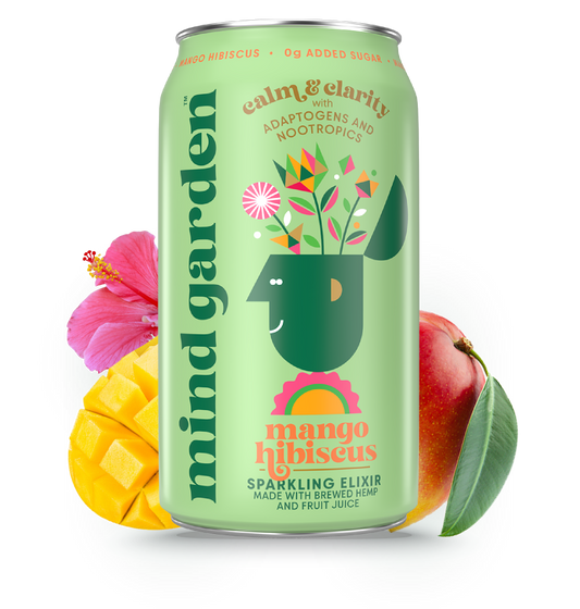 Mind Garden Adaptogen Mango Hibiscus Drink