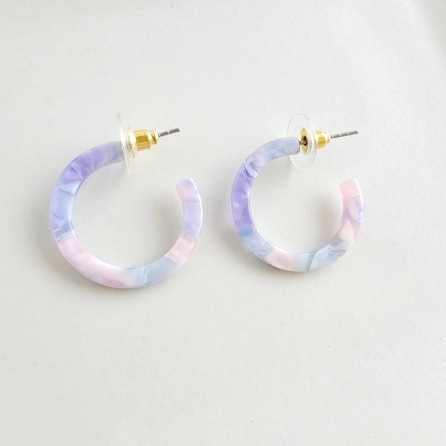 Cam Mini Hoops - Pastel Prism // Summer Spring Earrings