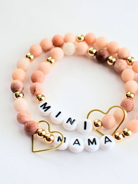 Mama Mini Bracelet Set – Motherhood Jewelry, mom gift