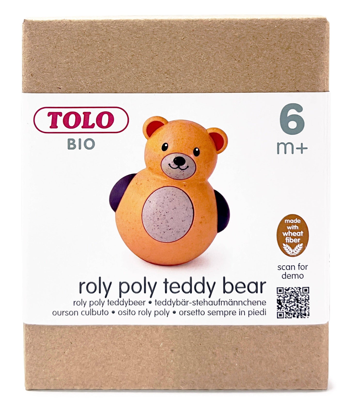 Roly Poly Teddy Bear - TOLO