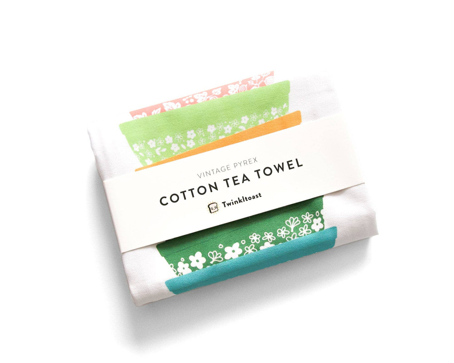 Pyrex-Inspired Sparkle Tea Towel – Retro Kitchen Gift