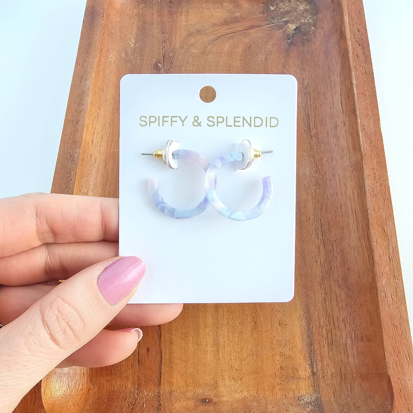 Cam Mini Hoops - Pastel Prism // Summer Spring Earrings