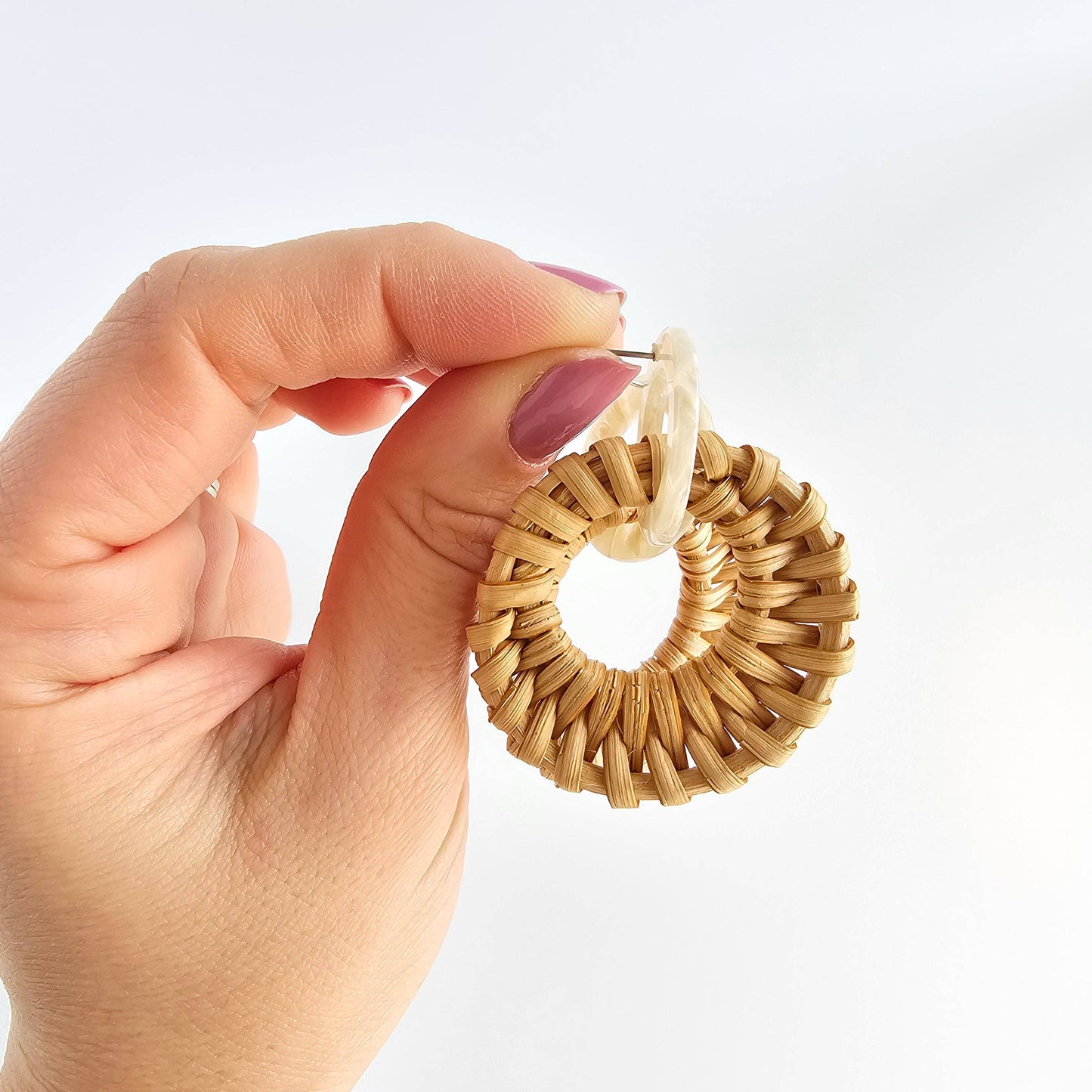 Calypso Earrings - Dark Rattan // Resort Summer Jewelry