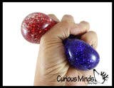 Dual Glitter Swirling Stress Ball - Sensory, Fidget