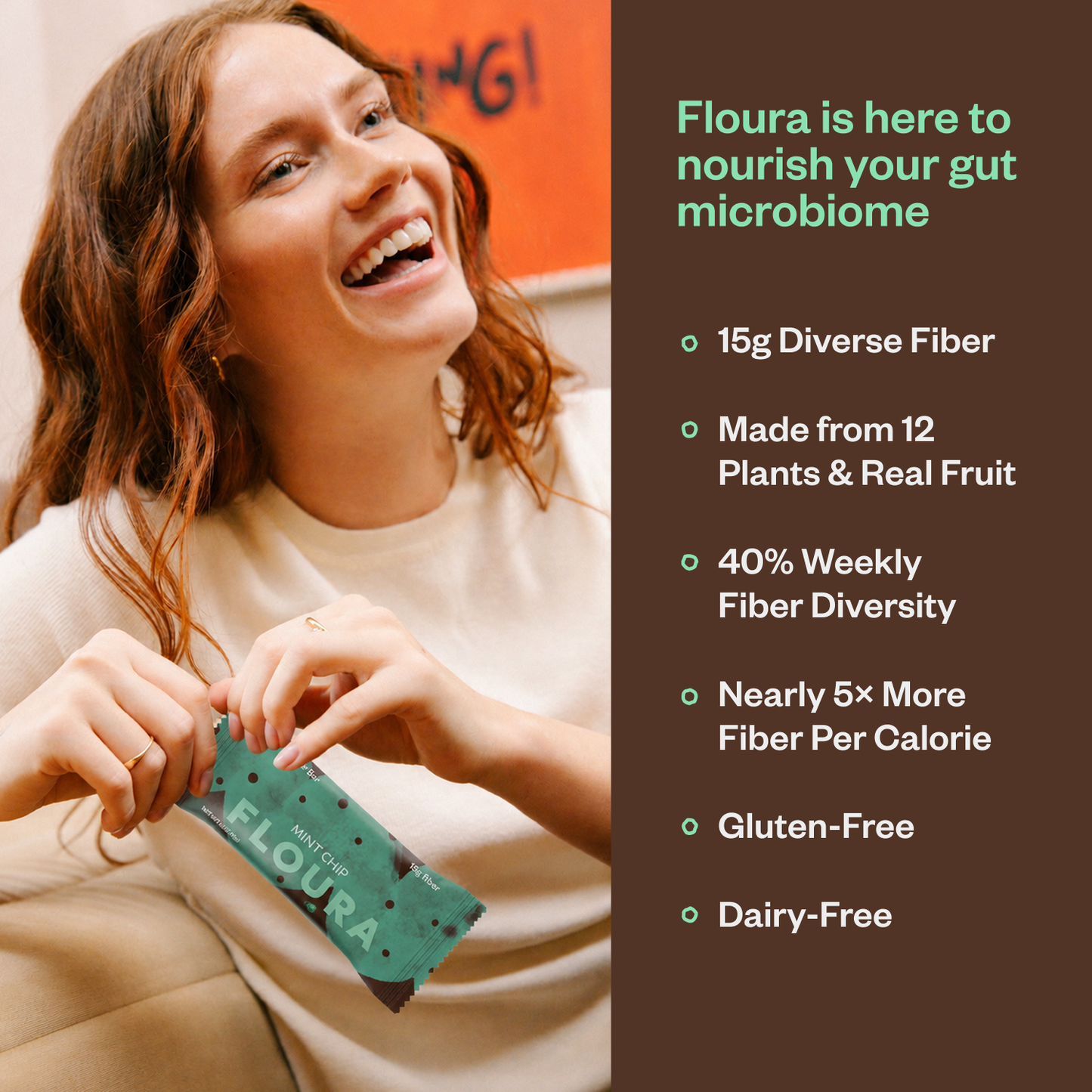 Mint Chip Daily Fiber Snack Bar