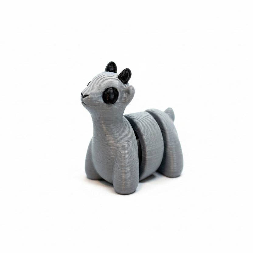 Goat (Grey) • Mini 3D Printed Articulated Animal • Flexi Animals • Pocket Pets • Pocket Pals • Desk Pets [#97]*