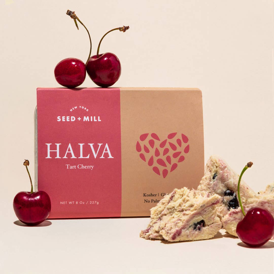 Tart Cherry Halva, 227g - Kosher Sesame Candy
