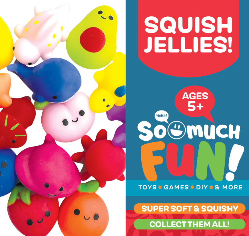 So Much Fun! Squish Jellies Toy Assortment - 12/Display