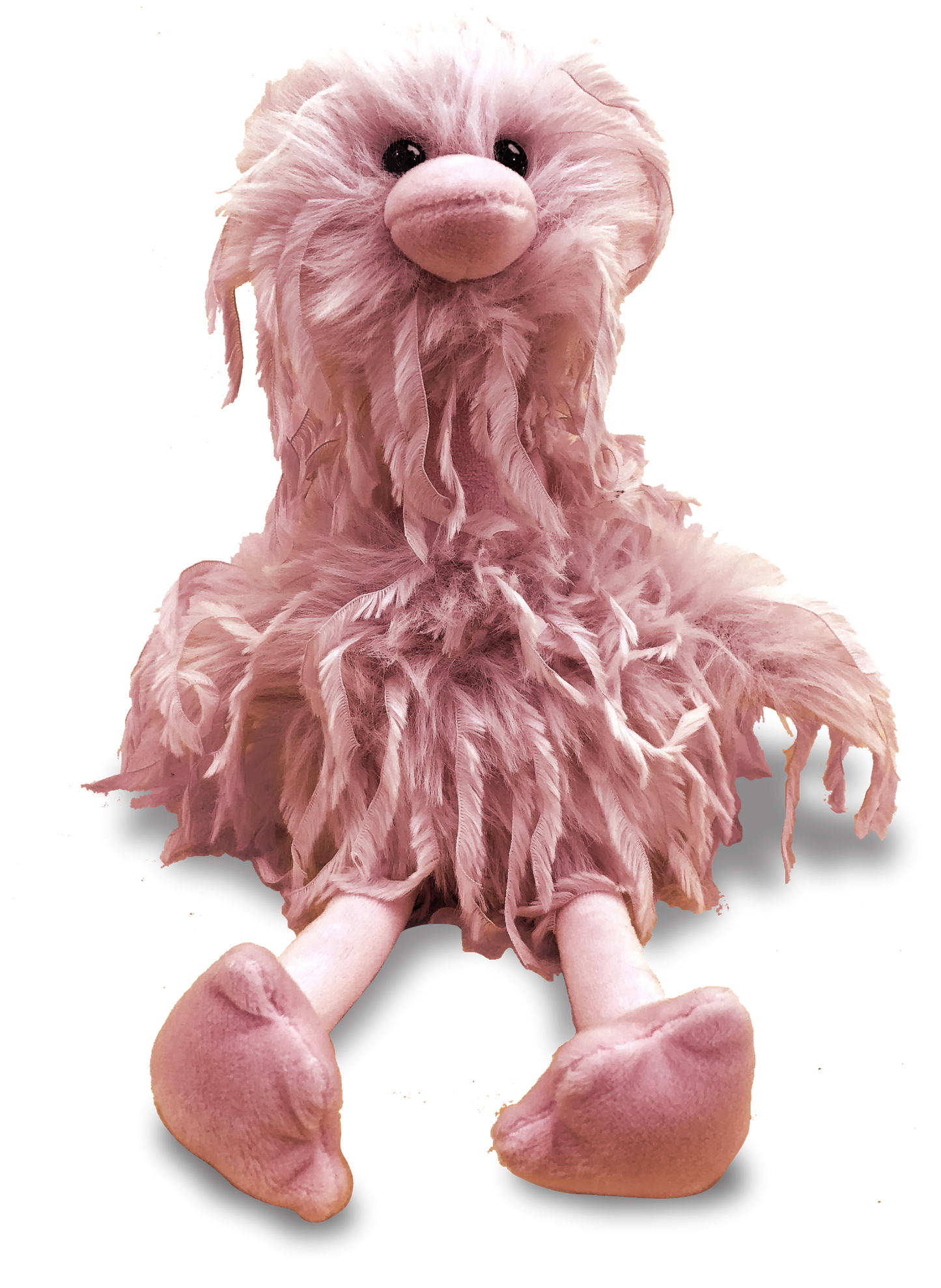 Feathers Pink Flamingo Plushie