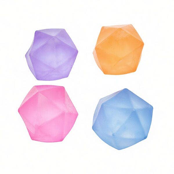 SugarSqueez Squishies® Maltose Geometric Cube Fidget Stress Ball (1pc) Assorted Colors