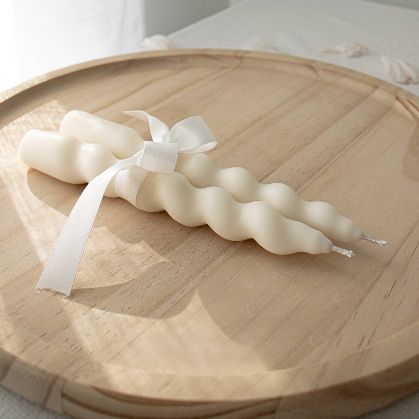 Twisted Taper Candles, Handmade Soy Wax Candles