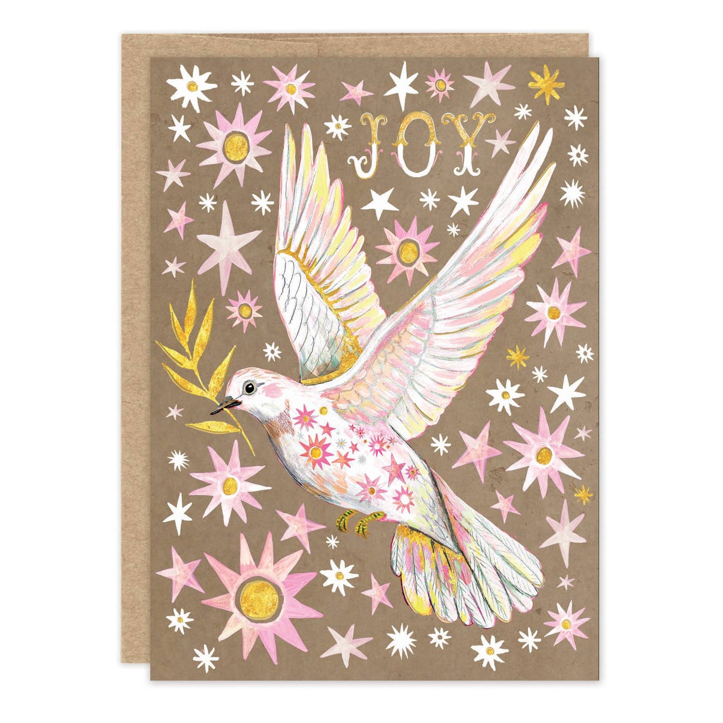 Vintage Dove Holiday Card