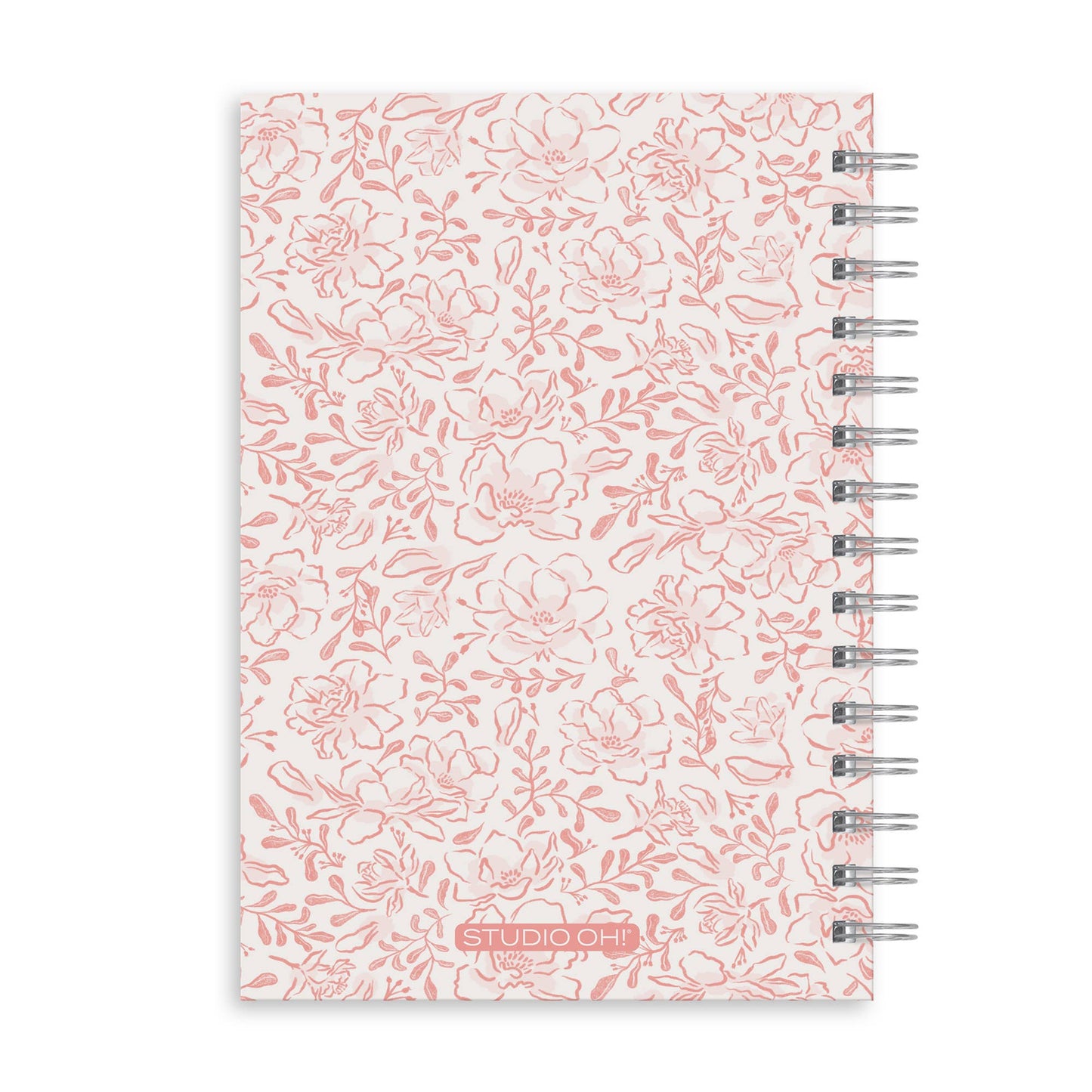 Blushing Blooms Oliver Notebook with Pen Pocket