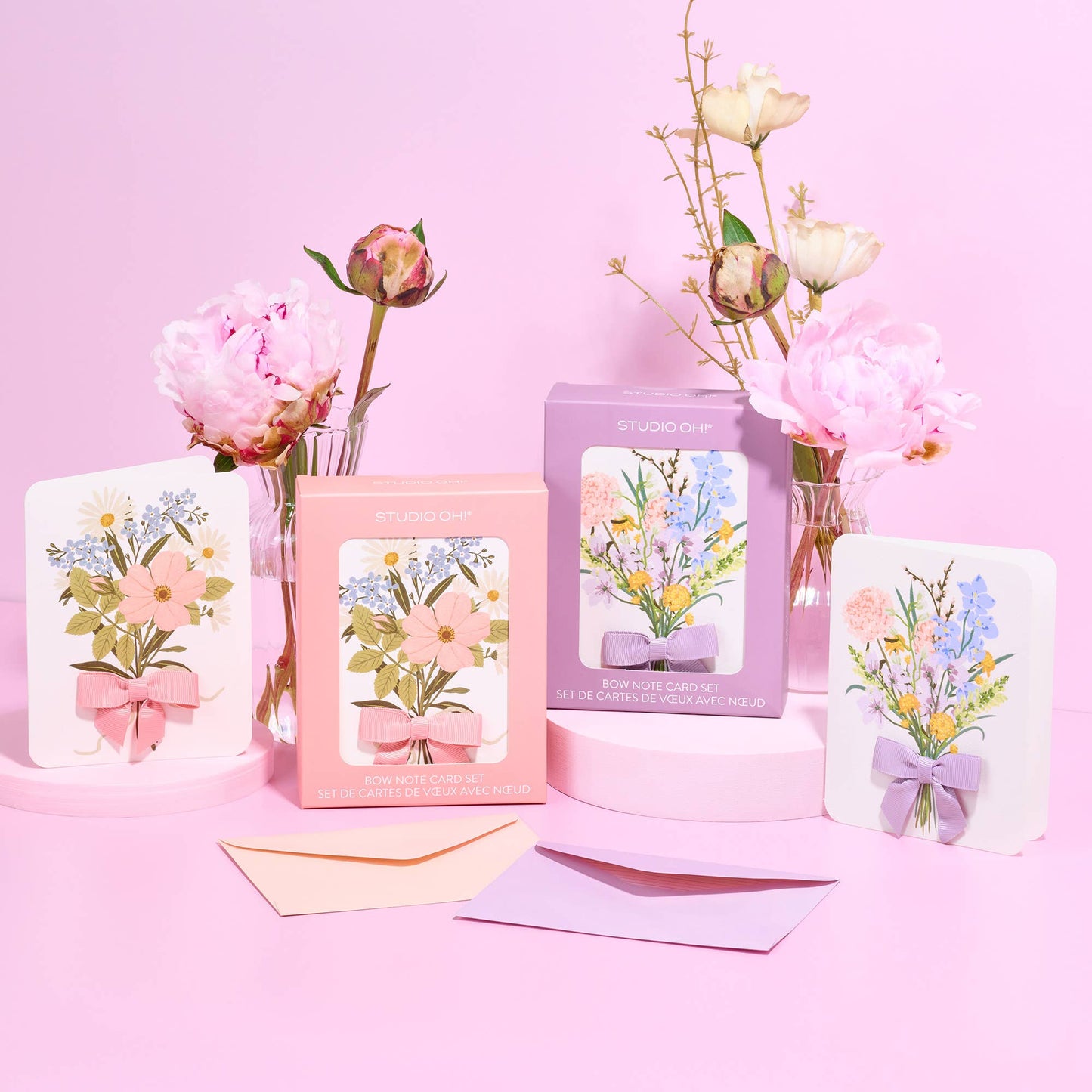 Blissful Bouquet Bow Note Card Set