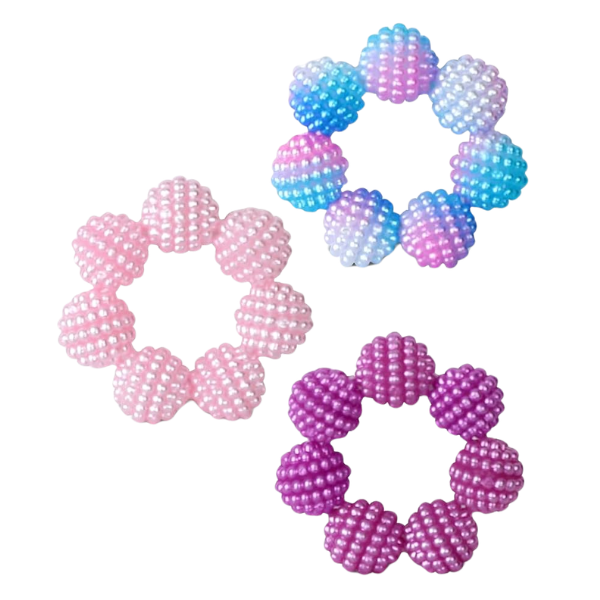 Colorful Tactile Bead Fidget Rings
