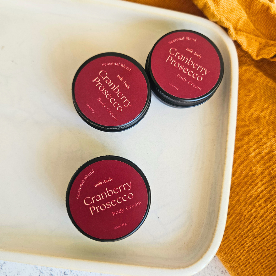 Cranberry Prosecco Mini Goat Milk + Tallow Body Cream