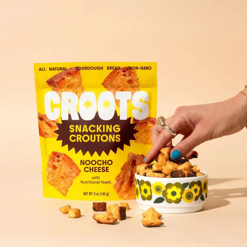 Noocho Cheese: Snackable Sourdough Crouton