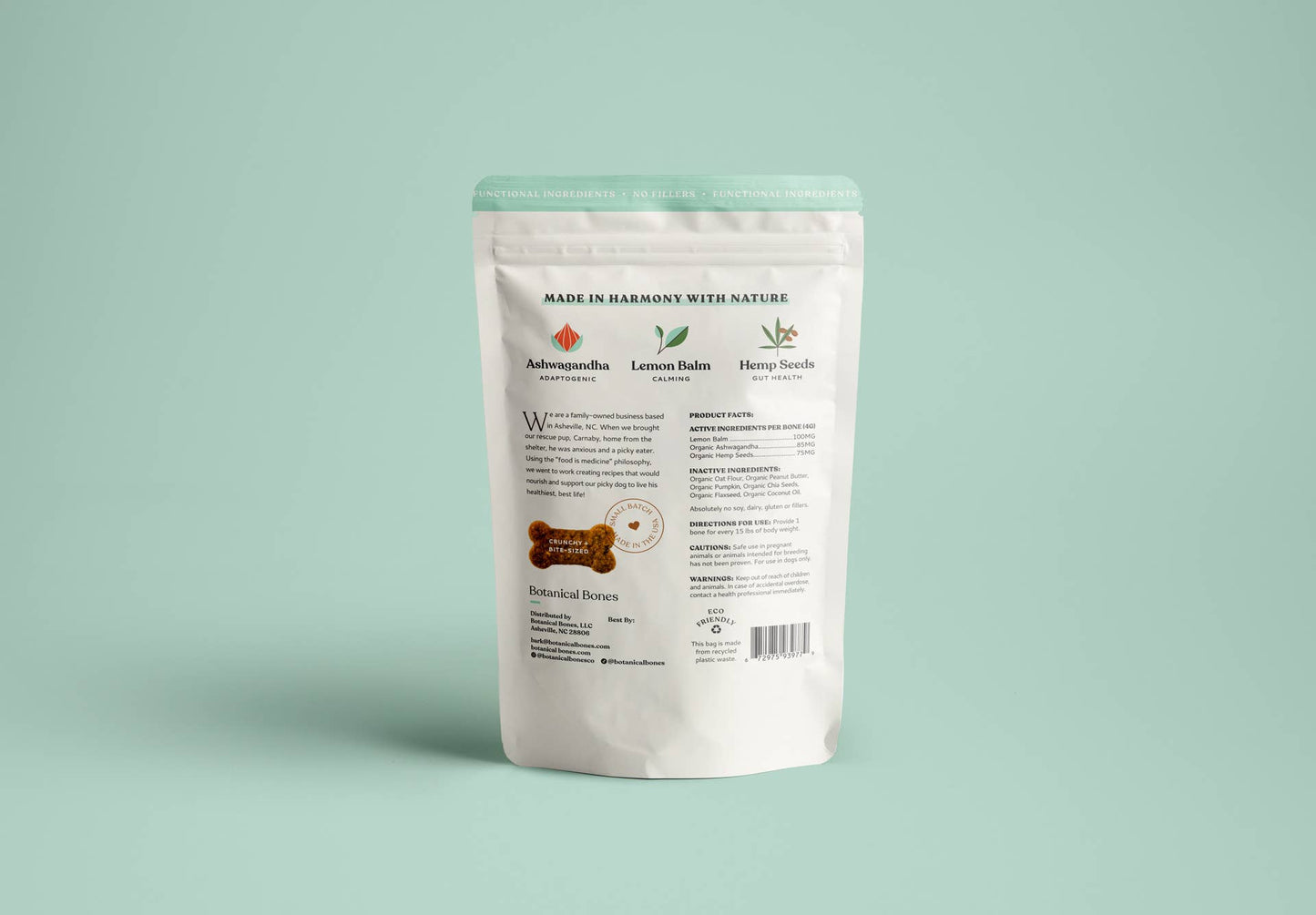 Balance + Calm Cookies - All Natural, Organic Dog Treats