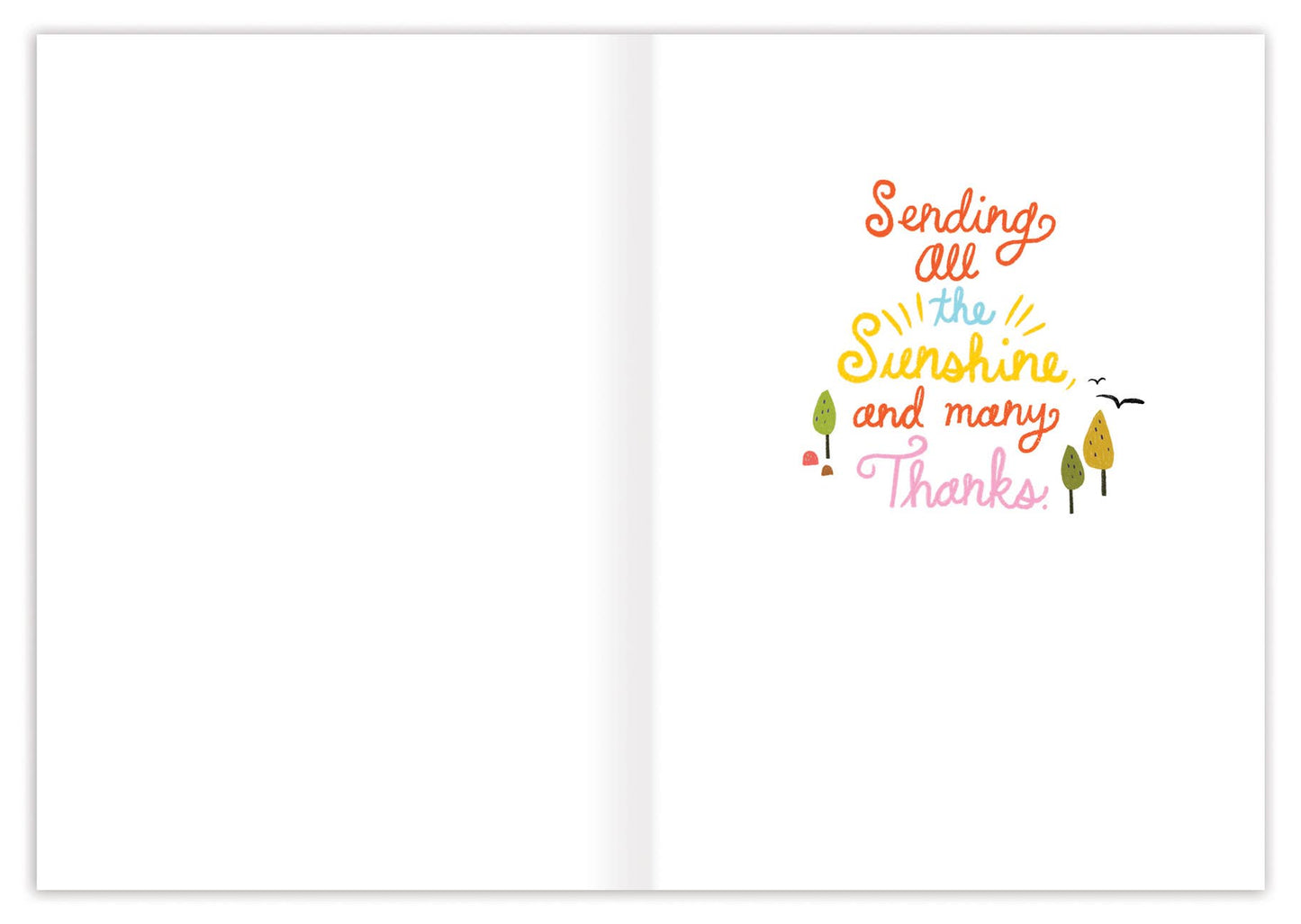 Sun Thank You Card