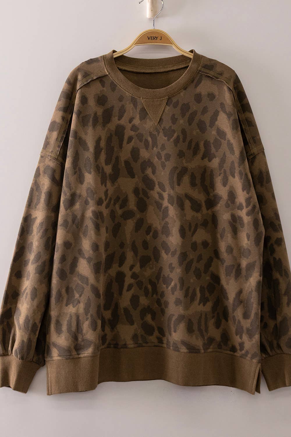 Printed Crew Neck Sweatshirt
