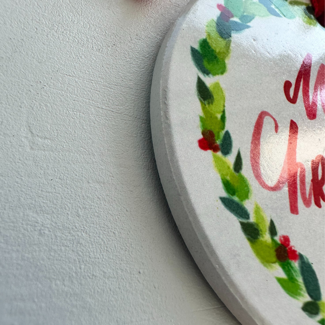 Christmas Ornament - Merry Christmas | Ceramic Ornament