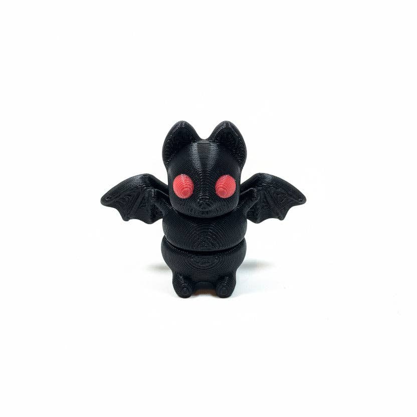 Bat • Mini 3D Printed Articulated Animal • Flexi Animals • Pocket Pets • Pocket Pals • Desk Pets [#60]