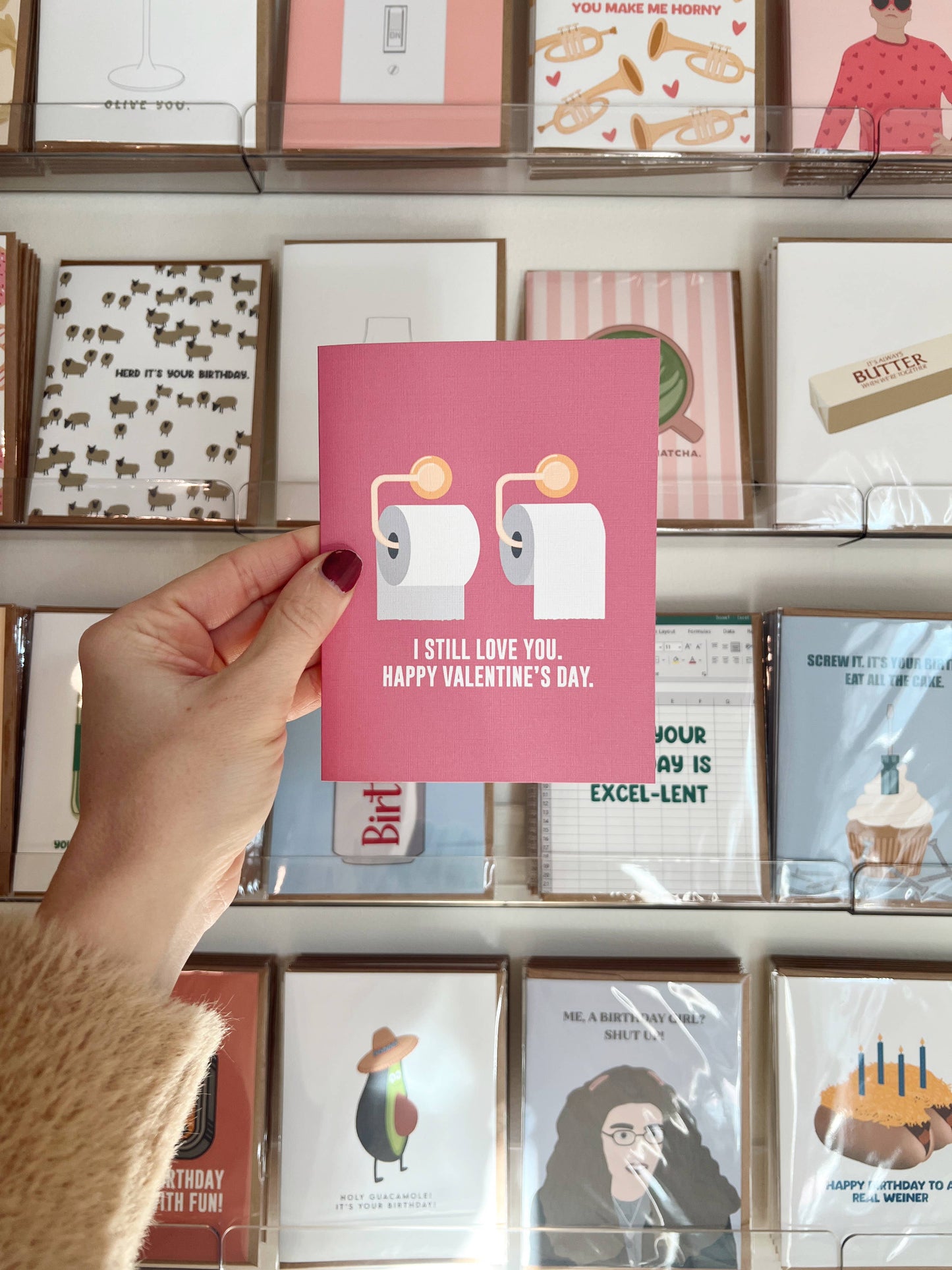Funny Toilet Paper Valentine - Valentine's Day Card