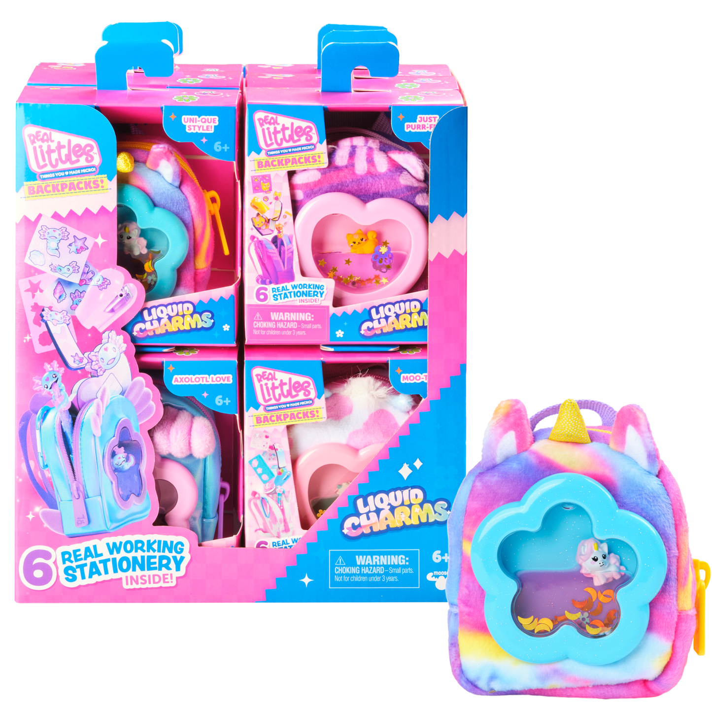 Moose Toys - Real Littles Charms Backpacks