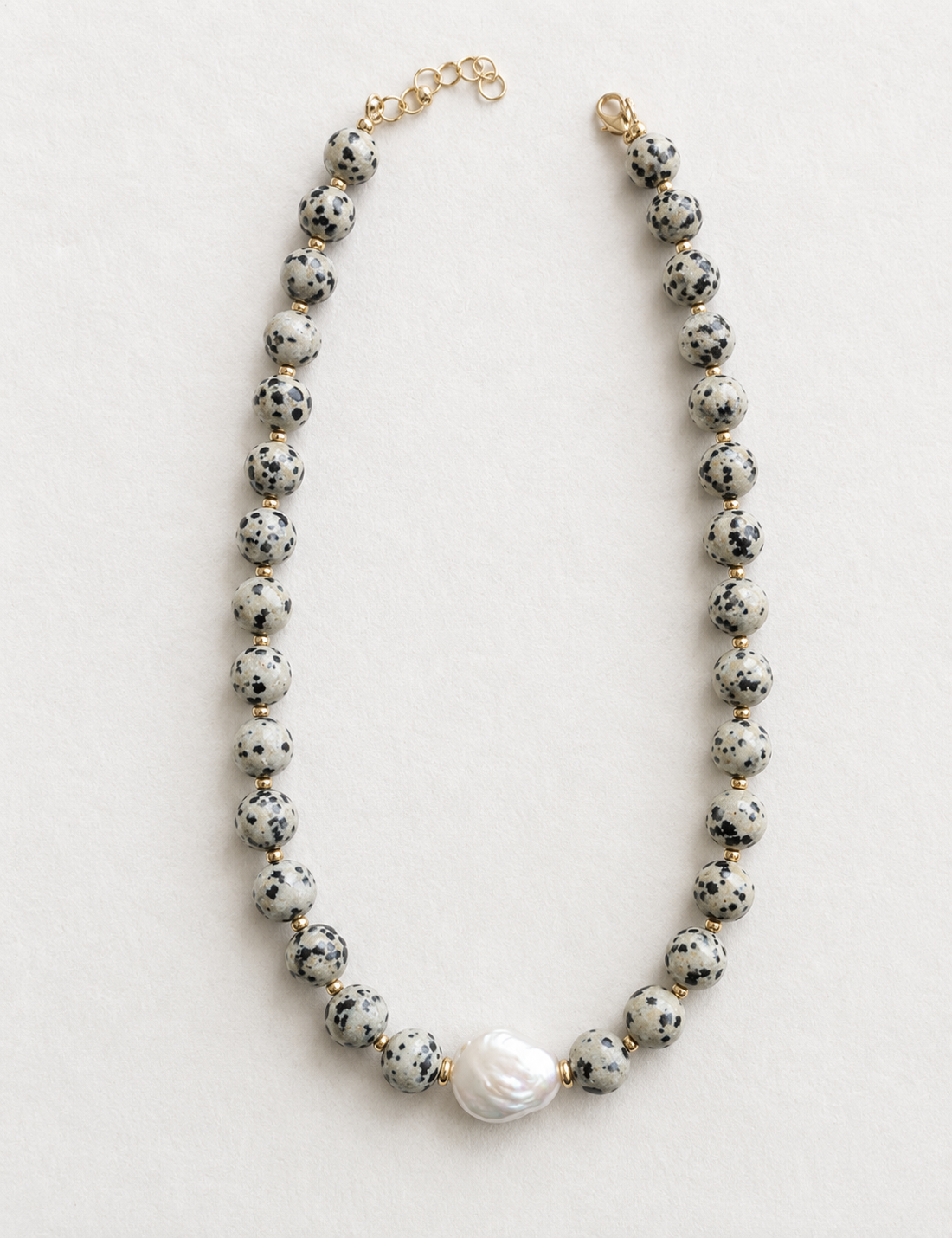 Freckled Pearl Necklace