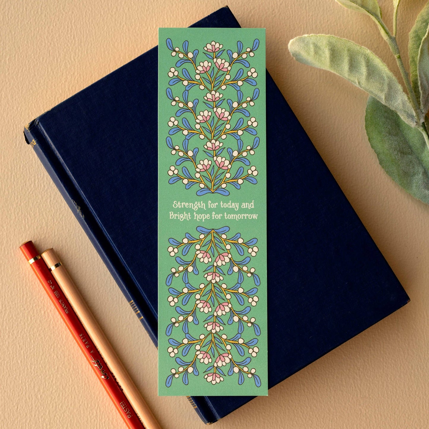 Strength For Today Hymn Bookmark