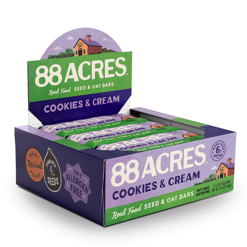Cookies and Cream Seed + Oat Bar