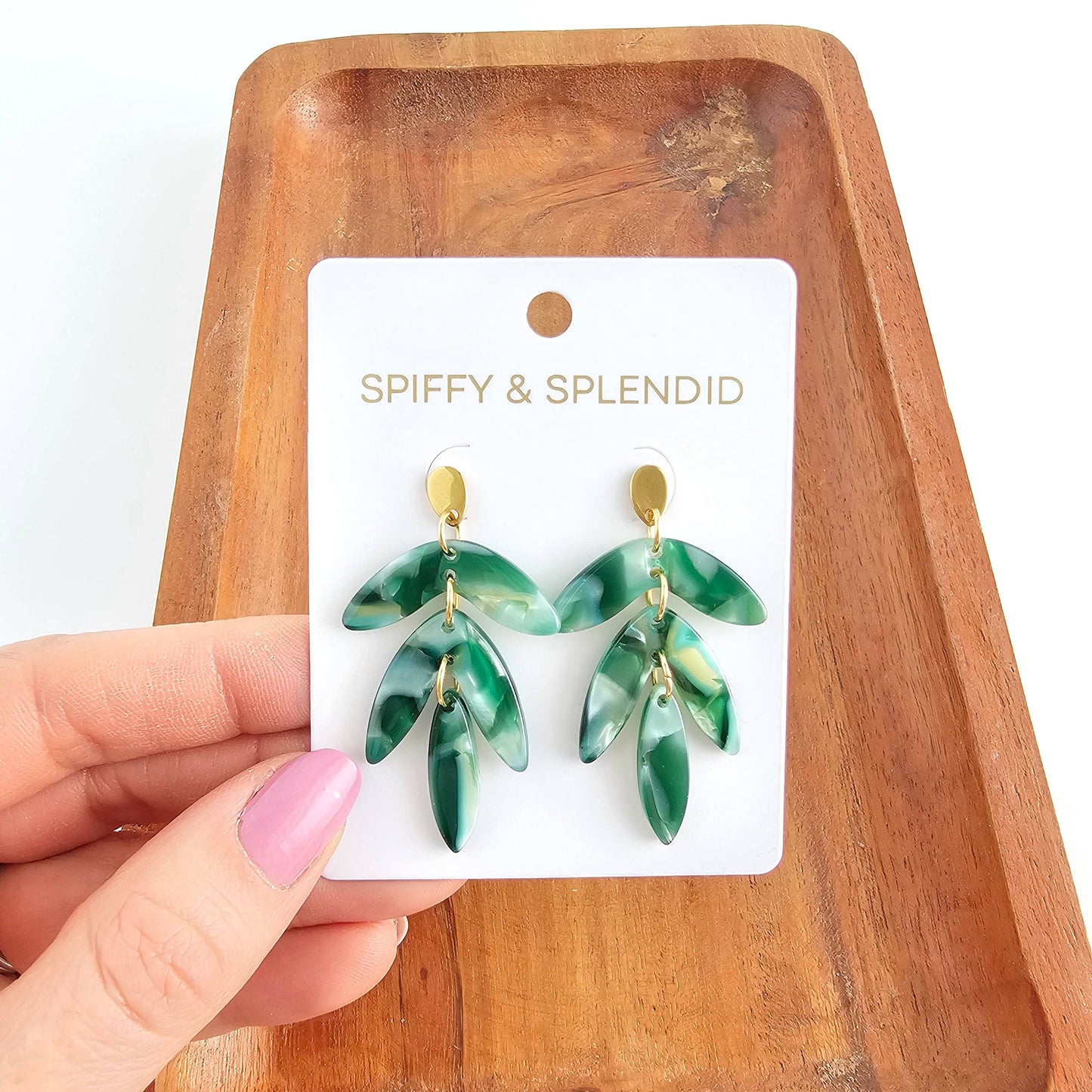 Mini Kailani Earrings - Palm Lustre // Resort Summer Jewelry