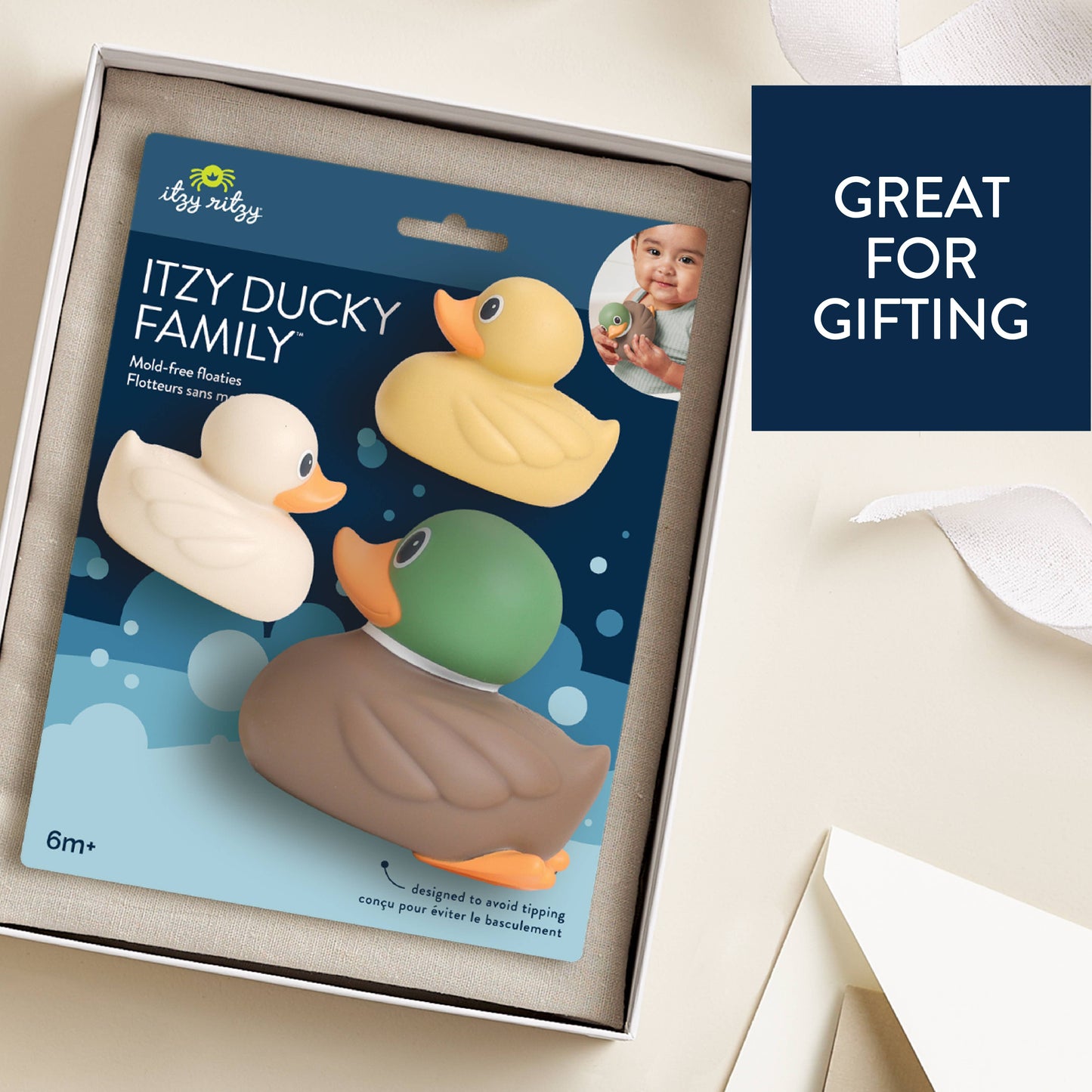 *NEW OPTION* Itzy Ducky Family™ - Bath + Water Table Toys