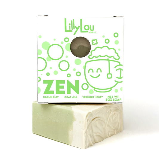 Aloe Soap Bar | Green Tea & Lemongrass Scent | Goat milk