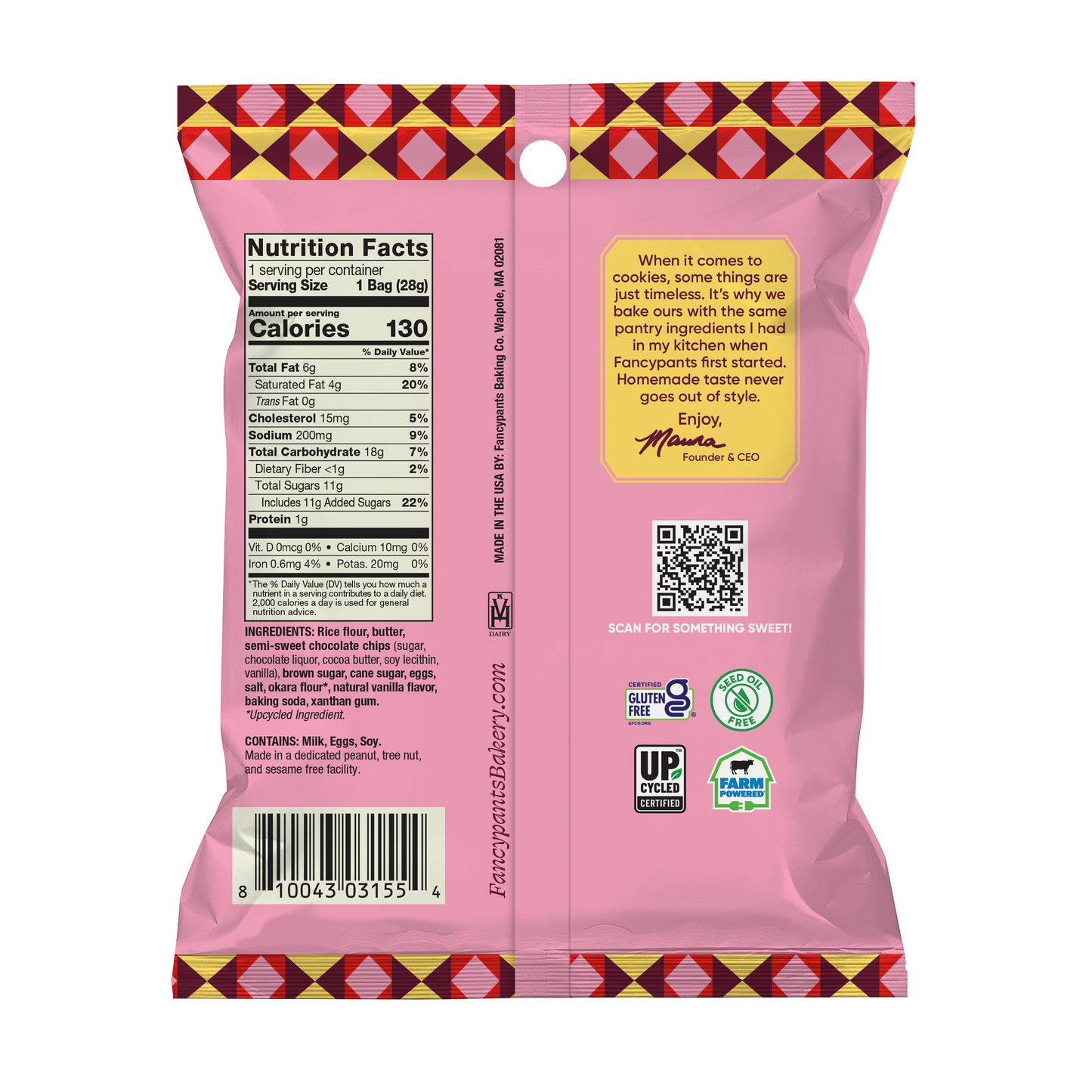 1-oz Gluten Free Choc Chip Mini Packs | Impulse Checkout