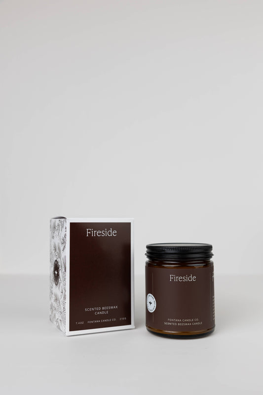 Fireside Natural Beeswax Essential Oil Jar Candle