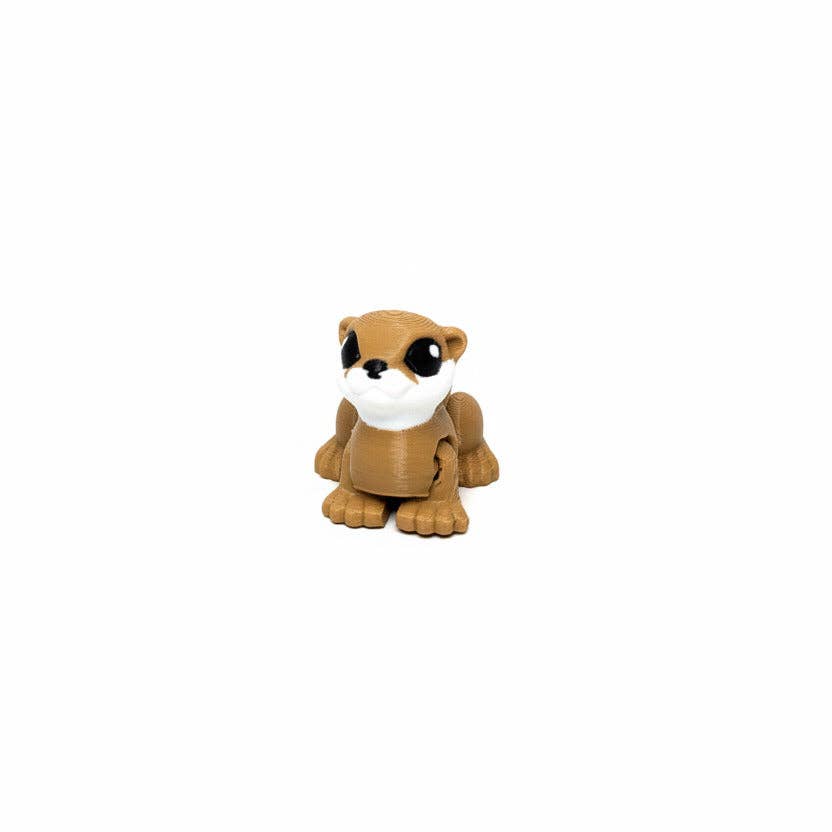 River Otter • Mini 3D Printed Articulated Animal • Flexi Animals • Pocket Pets • Pocket Pals • Desk Pets*