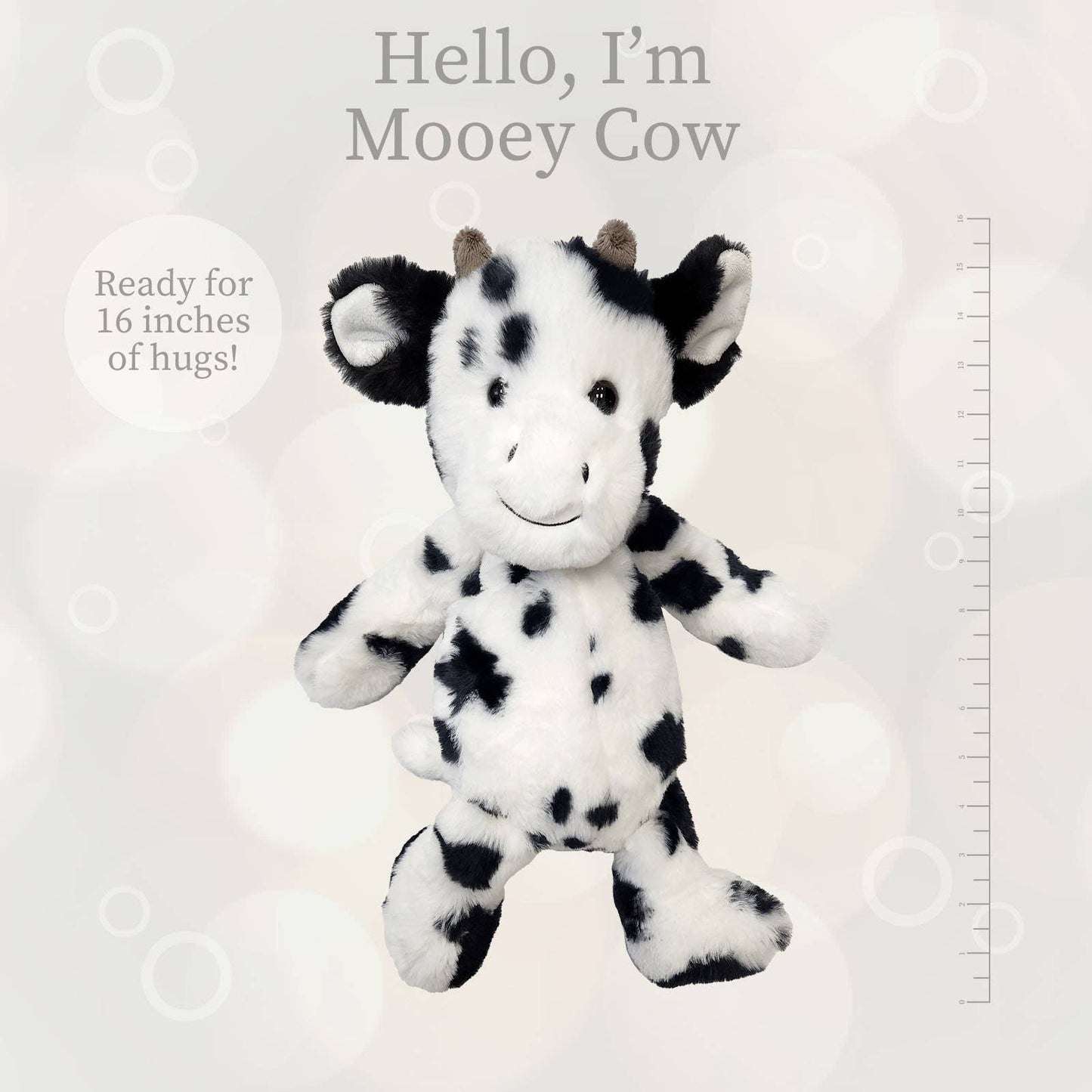 Mooey Cow World's Softest Lushees 16" Plushie for Kids