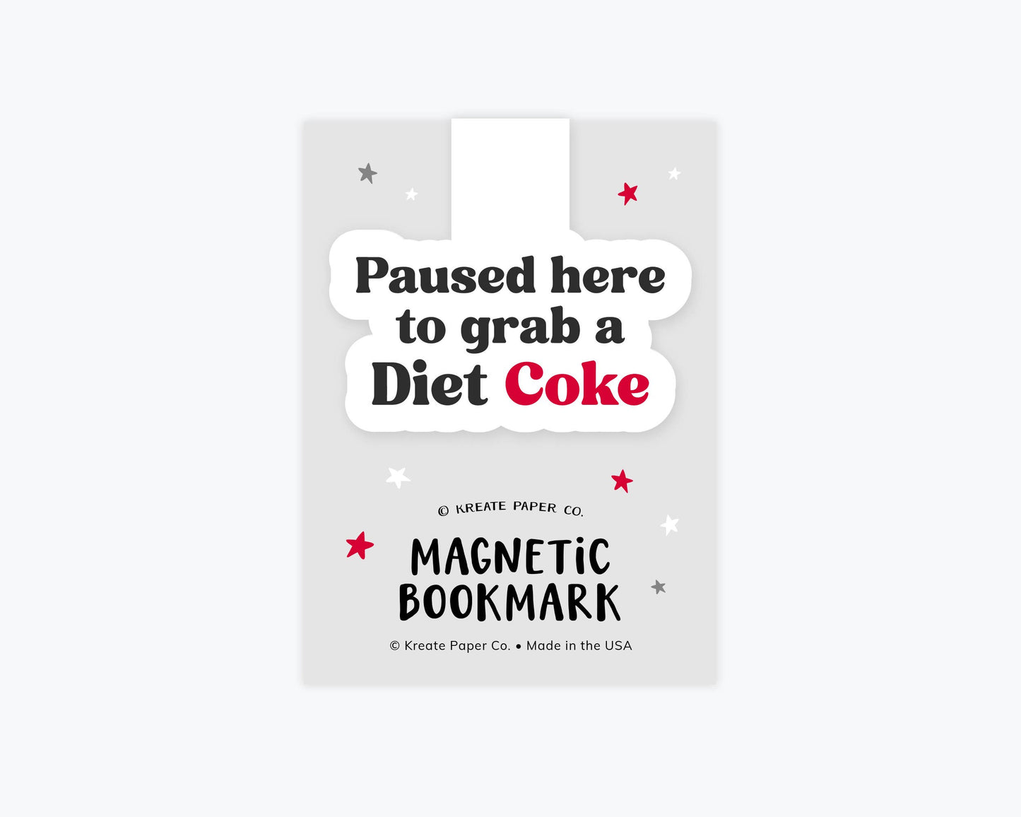 Diet Coke Bookmark, Book Shop Gifts, Bookmarks