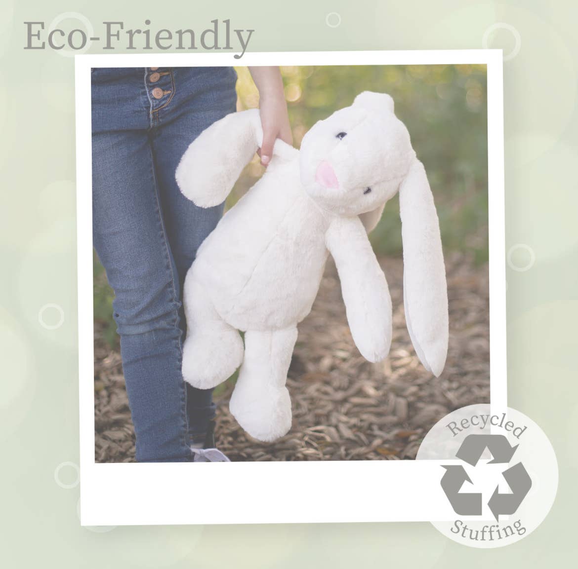 Cream Bunny- World's Softest Lushee 16 inch BriBri Plush Toy