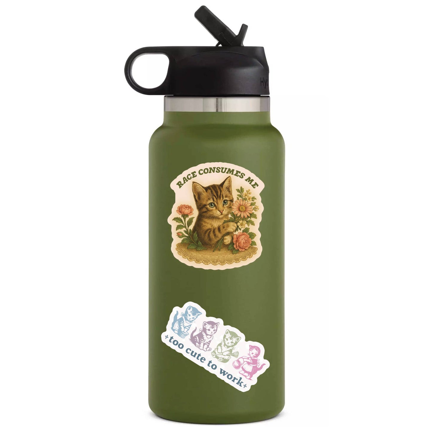 Funny Sarcastic Cute Kitty Cat High Quality Vinyl Sticker