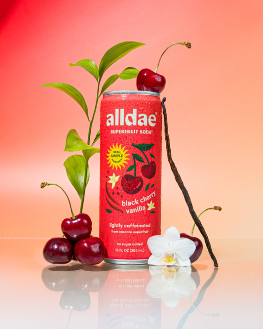 Black Cherry Vanilla Drink | Soda | Lightly Caffeinated Soda